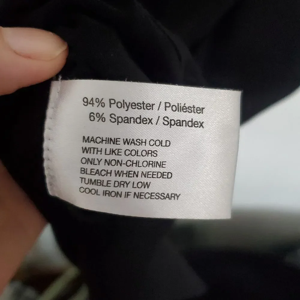 Oscar De LA Renta Black Scoop Neck Dress Size 4